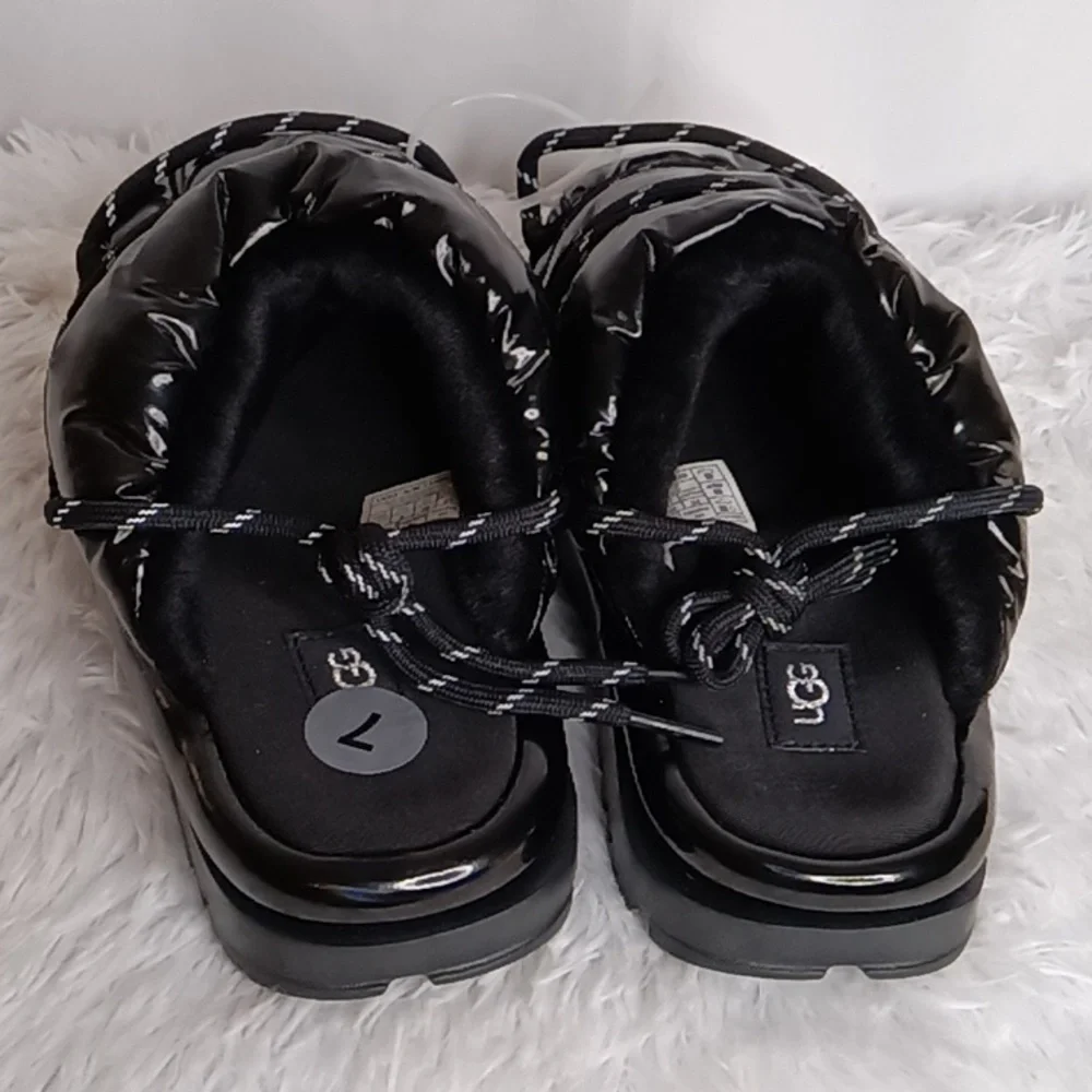 UGG SPACESLIDER HI SHINE SLIDE PLATFORM SLIPPER SHOES NWOT - Picture 6 of 17